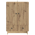 Aparador Roble Artesanal 66 x 34,5 x 95 cm Madera de ingeniería