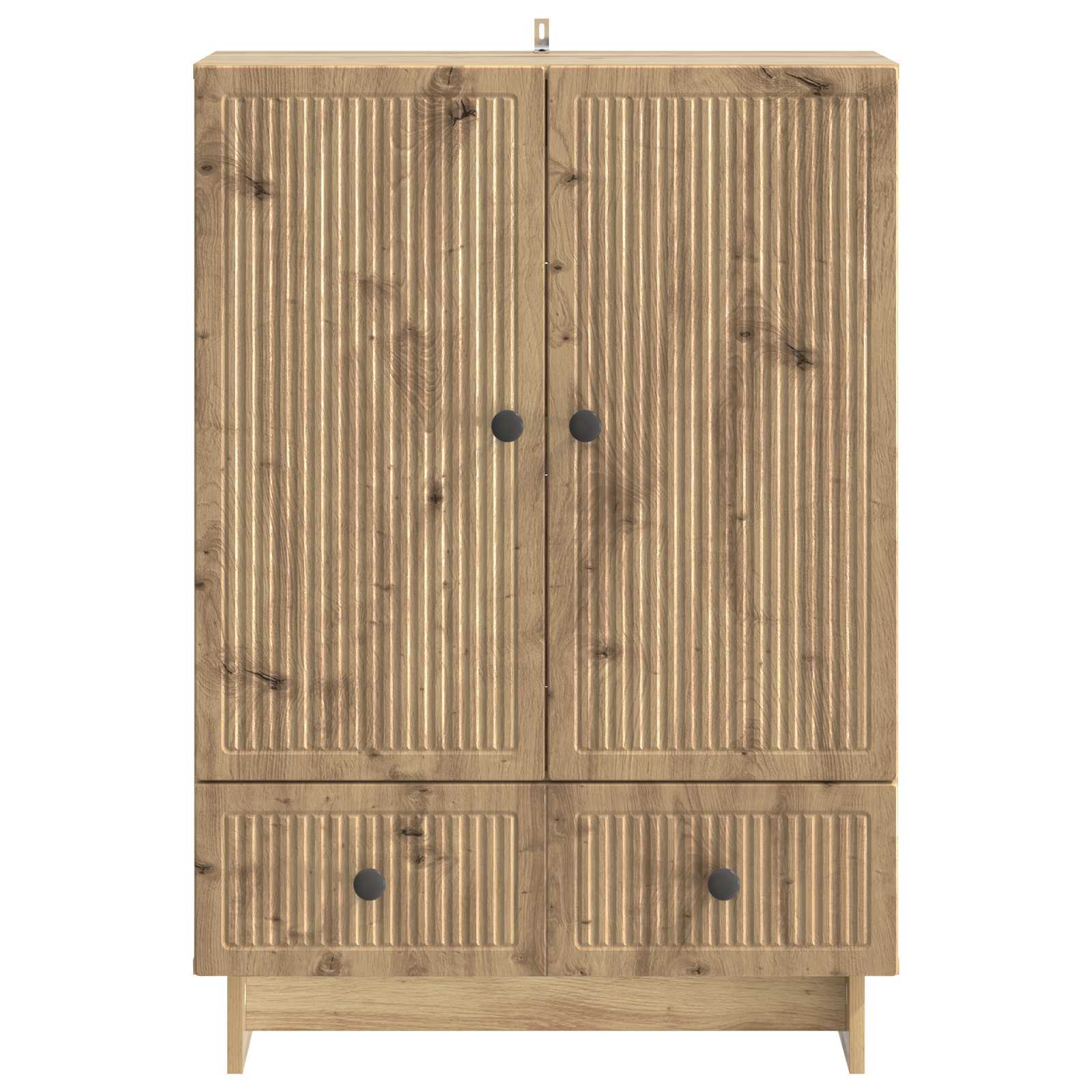 Aparador Roble Artesanal 66 x 34,5 x 95 cm Madera de ingeniería