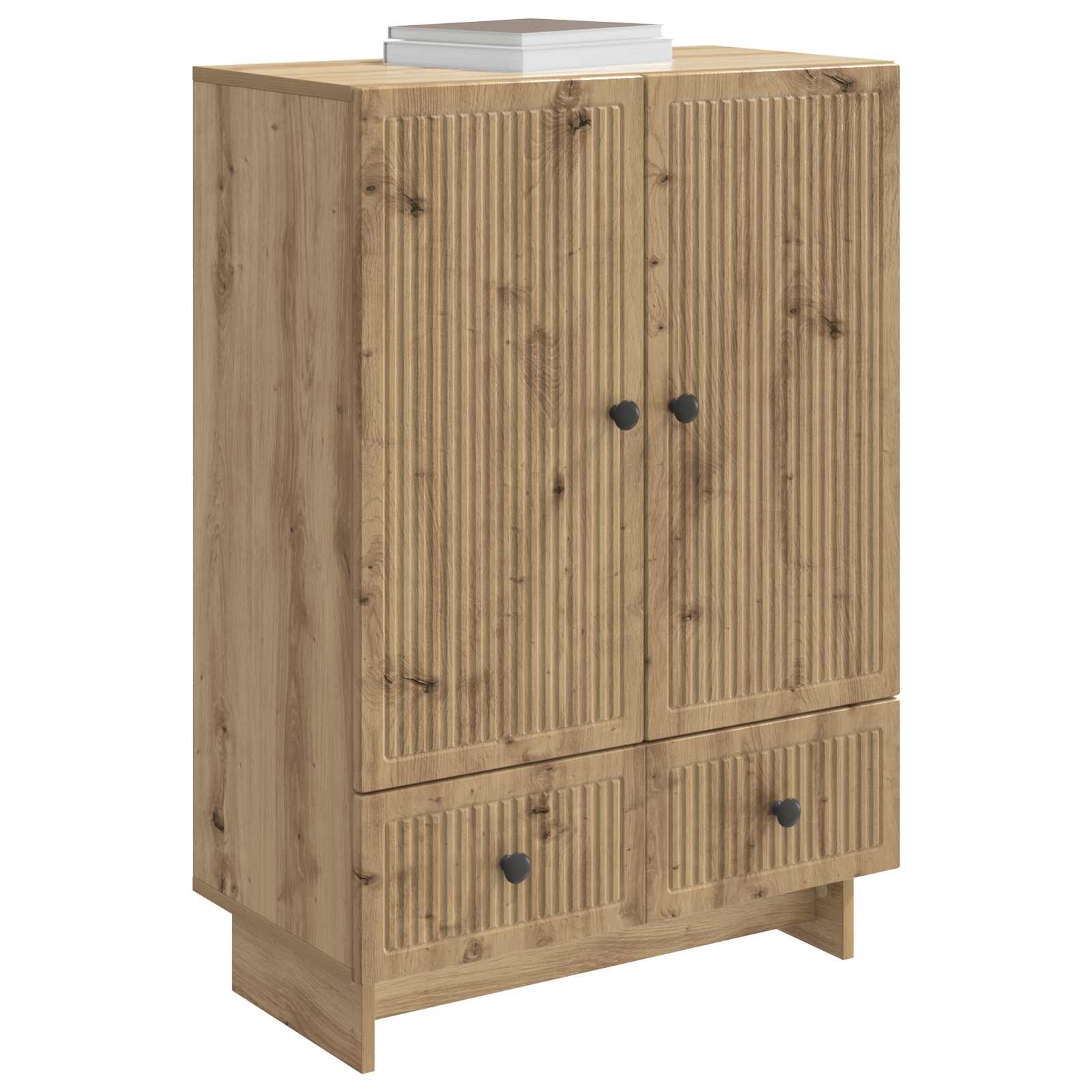 Aparador Roble Artesanal 66 x 34,5 x 95 cm Madera de ingeniería
