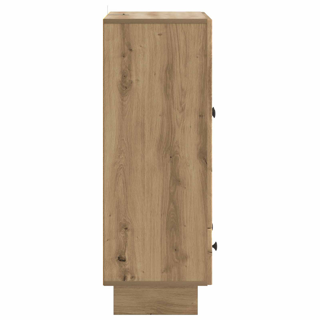 Aparador Roble Artesanal 66 x 34,5 x 95 cm Madera de ingeniería