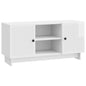 Mueble de TV 102 x 34,5 x 50 cm Blanco Brillante
