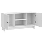 Mueble de TV 102 x 34,5 x 50 cm Blanco Brillante
