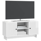 Mueble de TV 102 x 34,5 x 50 cm Blanco Brillante