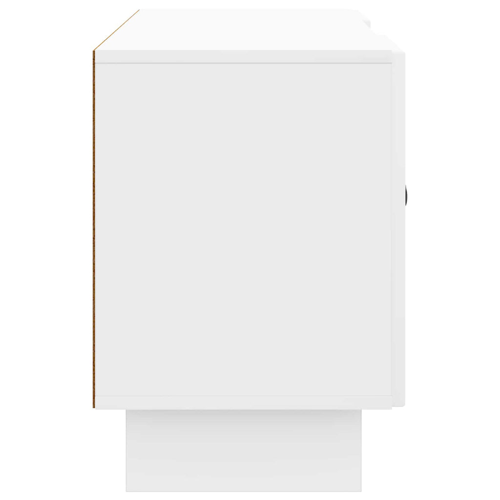 Mueble de TV 102 x 34,5 x 50 cm Blanco Brillante