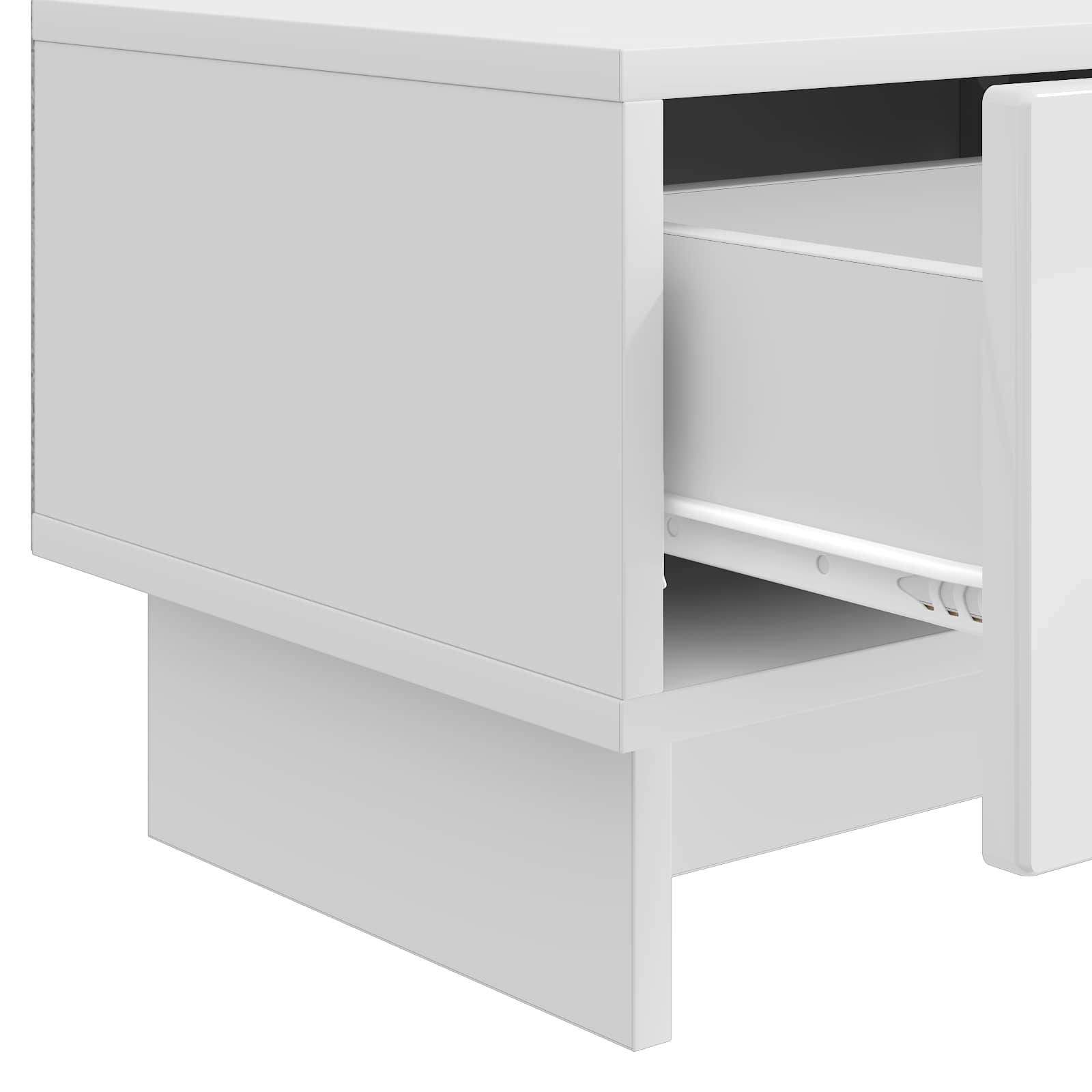 Mueble de TV Brillante 147 x 34,5 x 30 cm Madera de Ingeniería