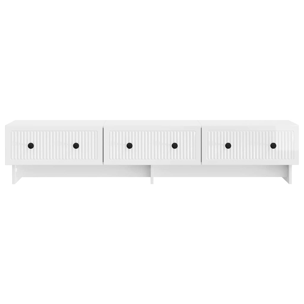 Mueble de TV Brillante 147 x 34,5 x 30 cm Madera de Ingeniería