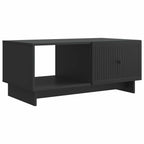 Mesa de Café Negro 90 x 50 x 40 cm Madera de Ingeniería