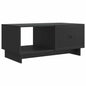 Mesa de Café Negro 90 x 50 x 40 cm Madera de Ingeniería