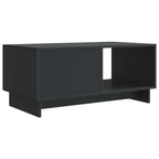 Mesa de Café Negro 90 x 50 x 40 cm Madera de Ingeniería