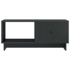Mesa de Café Negro 90 x 50 x 40 cm Madera de Ingeniería