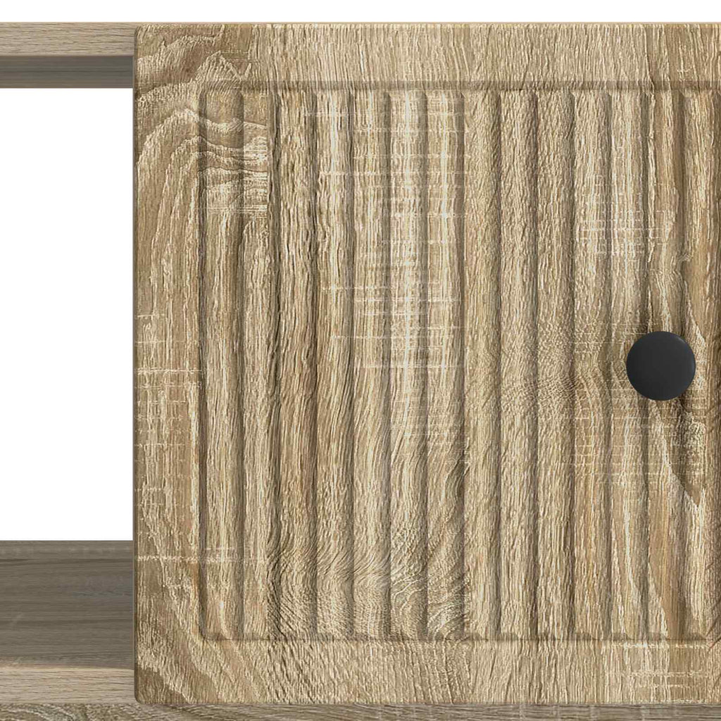 Mesa de Café Roble Sonoma 90 x 50 x 40 cm Madera de Ingeniería