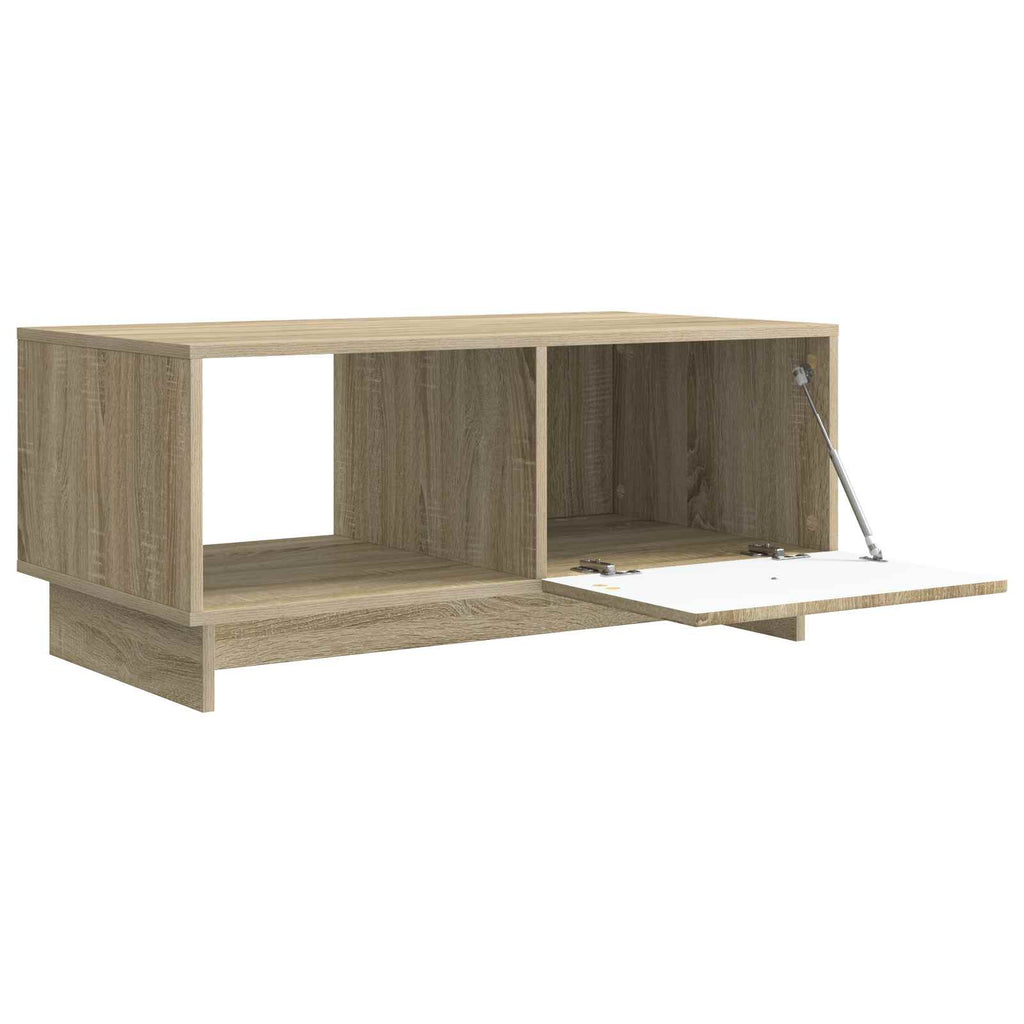 Mesa de Café Roble Sonoma 90 x 50 x 40 cm Madera de Ingeniería