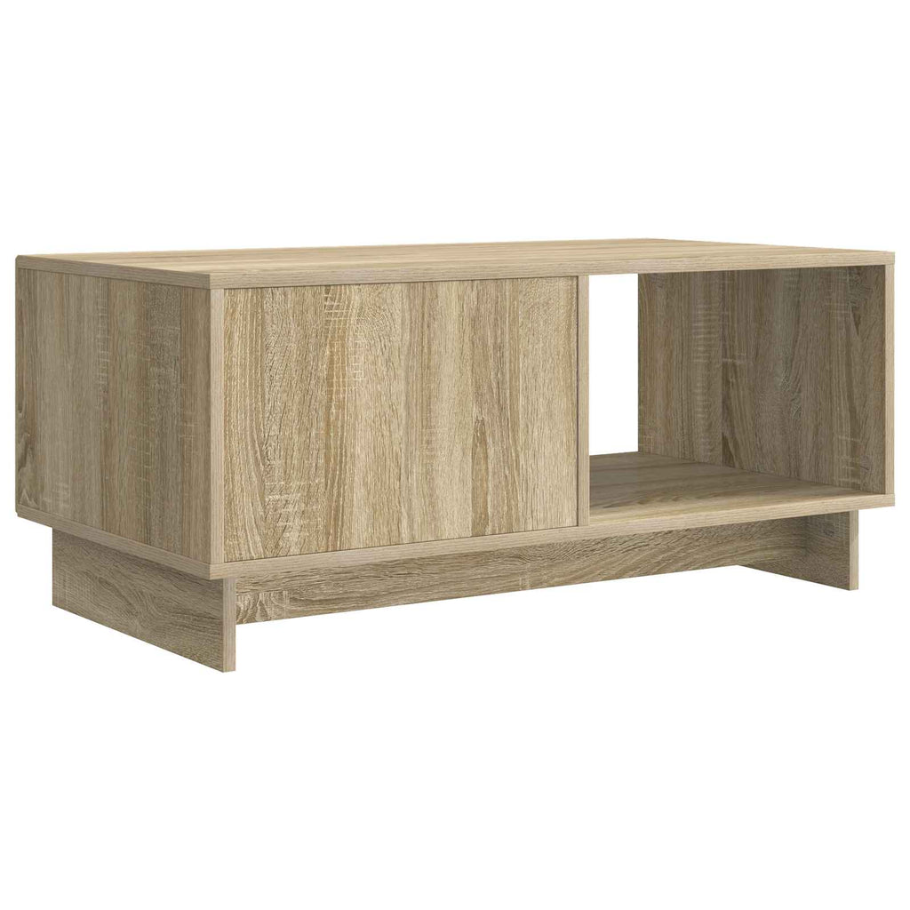 Mesa de Café Roble Sonoma 90 x 50 x 40 cm Madera de Ingeniería