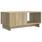 Mesa de Café Roble Sonoma 90 x 50 x 40 cm Madera de Ingeniería