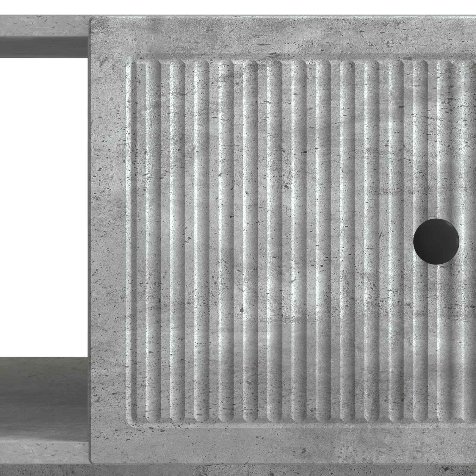 Mesa de Café Gris Hormigón 90 x 50 x 40 cm Madera de Ingeniería