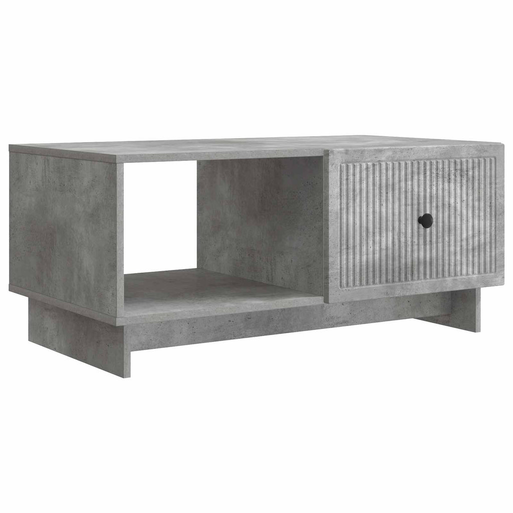 Mesa de Café Gris Hormigón 90 x 50 x 40 cm Madera de Ingeniería