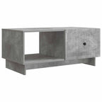 Mesa de Café Gris Hormigón 90 x 50 x 40 cm Madera de Ingeniería