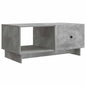 Mesa de Café Gris Hormigón 90 x 50 x 40 cm Madera de Ingeniería