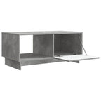 Mesa de Café Gris Hormigón 90 x 50 x 40 cm Madera de Ingeniería