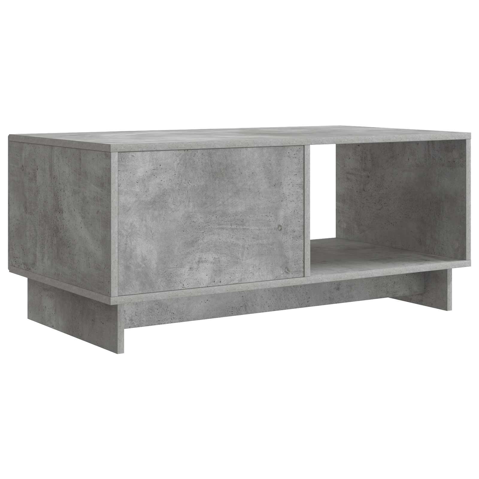 Mesa de Café Gris Hormigón 90 x 50 x 40 cm Madera de Ingeniería