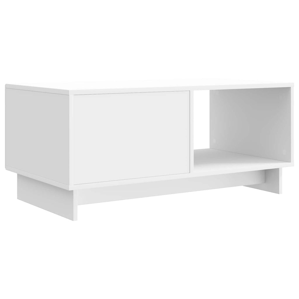 Mesa de Café Brillante 90 x 50 x 40 cm Madera de Ingeniería
