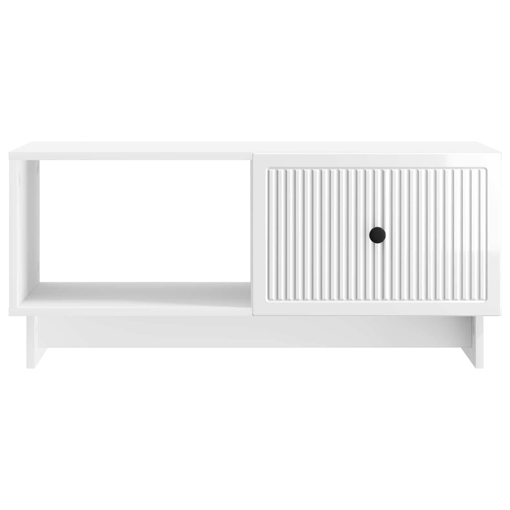 Mesa de Café Brillante 90 x 50 x 40 cm Madera de Ingeniería