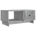 Mesa de Café Gris Sonoma 90 x 50 x 40 cm Madera de Ingeniería