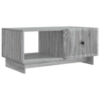 Mesa de Café Gris Sonoma 90 x 50 x 40 cm Madera de Ingeniería