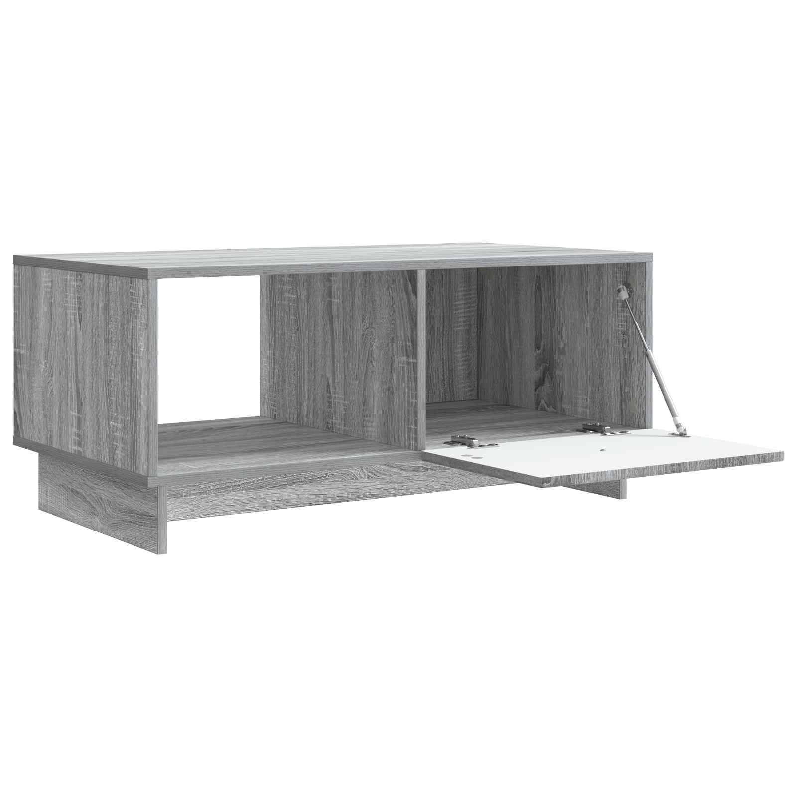 Mesa de Café Gris Sonoma 90 x 50 x 40 cm Madera de Ingeniería