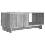 Mesa de Café Gris Sonoma 90 x 50 x 40 cm Madera de Ingeniería
