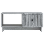 Mesa de Café Gris Sonoma 90 x 50 x 40 cm Madera de Ingeniería