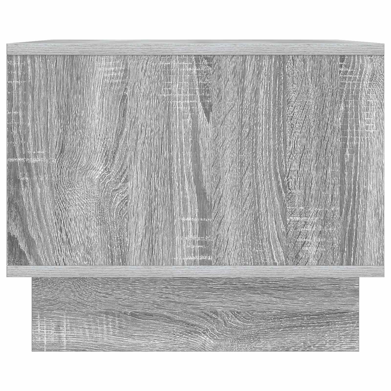 Mesa de Café Gris Sonoma 90 x 50 x 40 cm Madera de Ingeniería