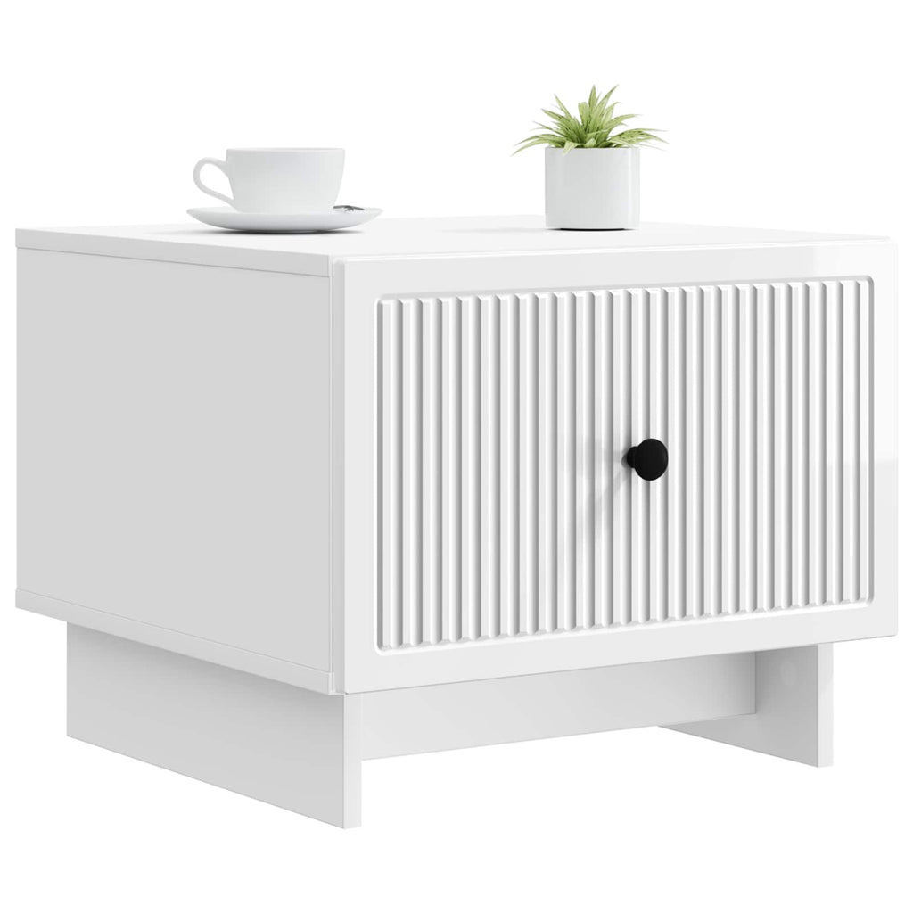 Mesa de Café Brillante 49 x 50 x 40 cm Madera de Ingeniería