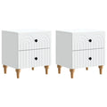 Armario de Noche 2 pcs 43 x 34,5 x 48 cm Madera de Ingeniería