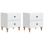 Armario de Noche 2 pcs 43 x 34,5 x 48 cm Madera de Ingeniería