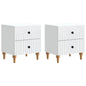 Armario de Noche 2 pcs 43 x 34,5 x 48 cm Madera de Ingeniería