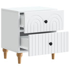 Armario de Noche 2 pcs 43 x 34,5 x 48 cm Madera de Ingeniería