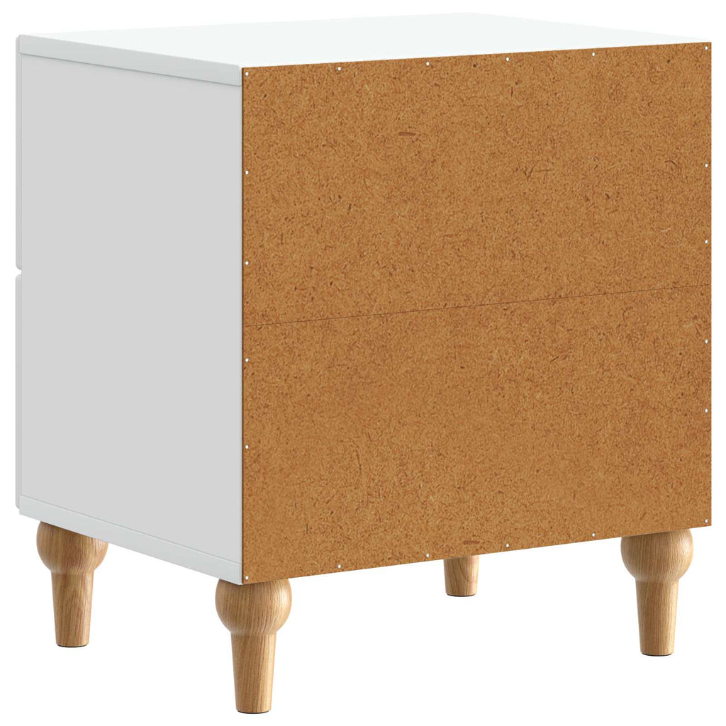 Armario de Noche 2 pcs 43 x 34,5 x 48 cm Madera de Ingeniería