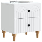 Armario de Noche 2 pcs 43 x 34,5 x 48 cm Madera de Ingeniería