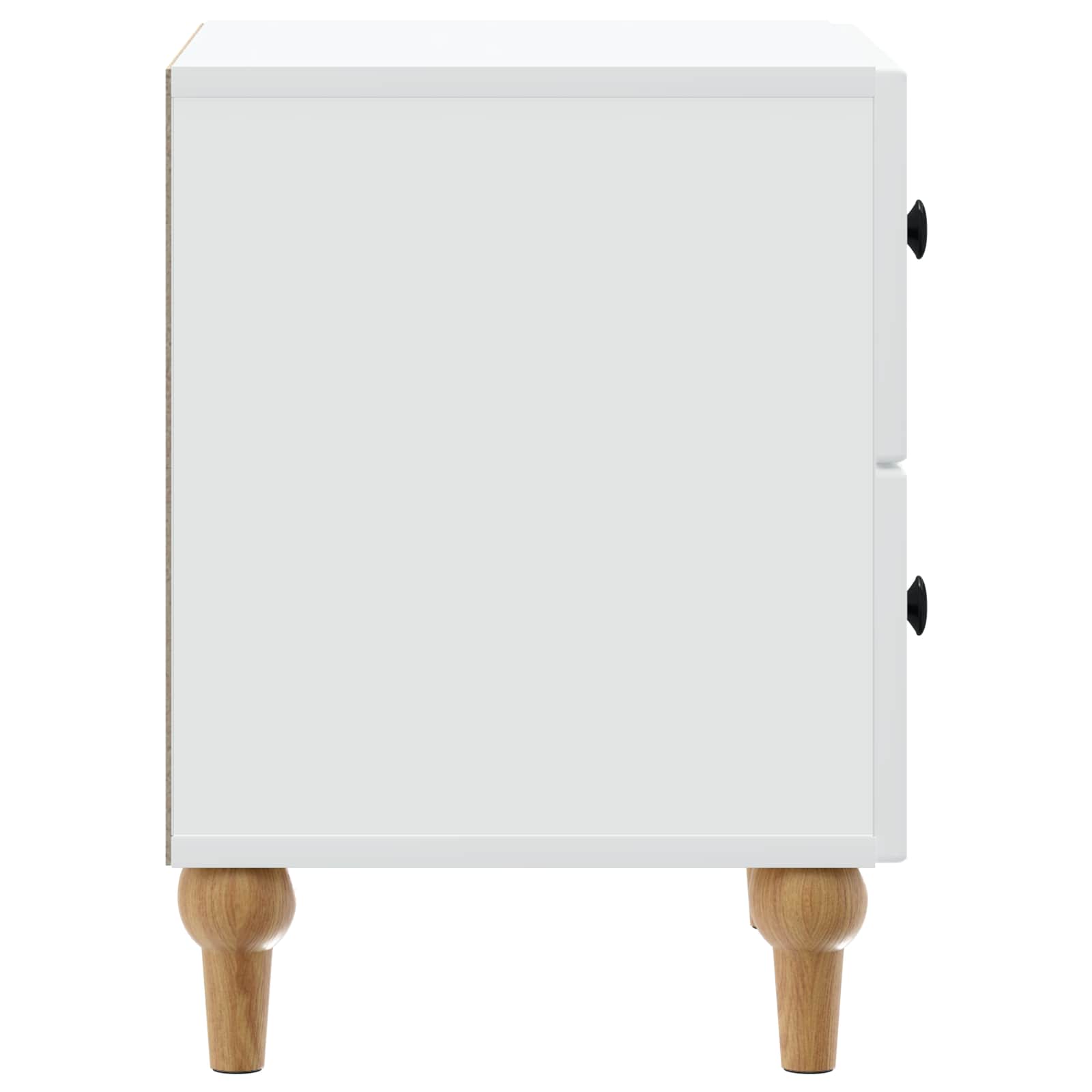 Armario de Noche 2 pcs 43 x 34,5 x 48 cm Madera de Ingeniería