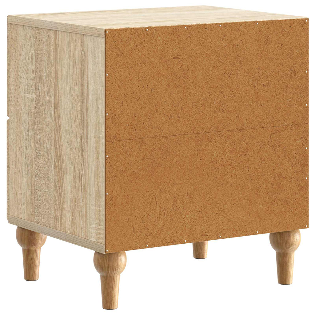 Armario de Noche con cajón 2 pcs Roble Sonoma 43 x 34,5 x 48 cm