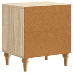 Armario de Noche con cajón 2 pcs Roble Sonoma 43 x 34,5 x 48 cm