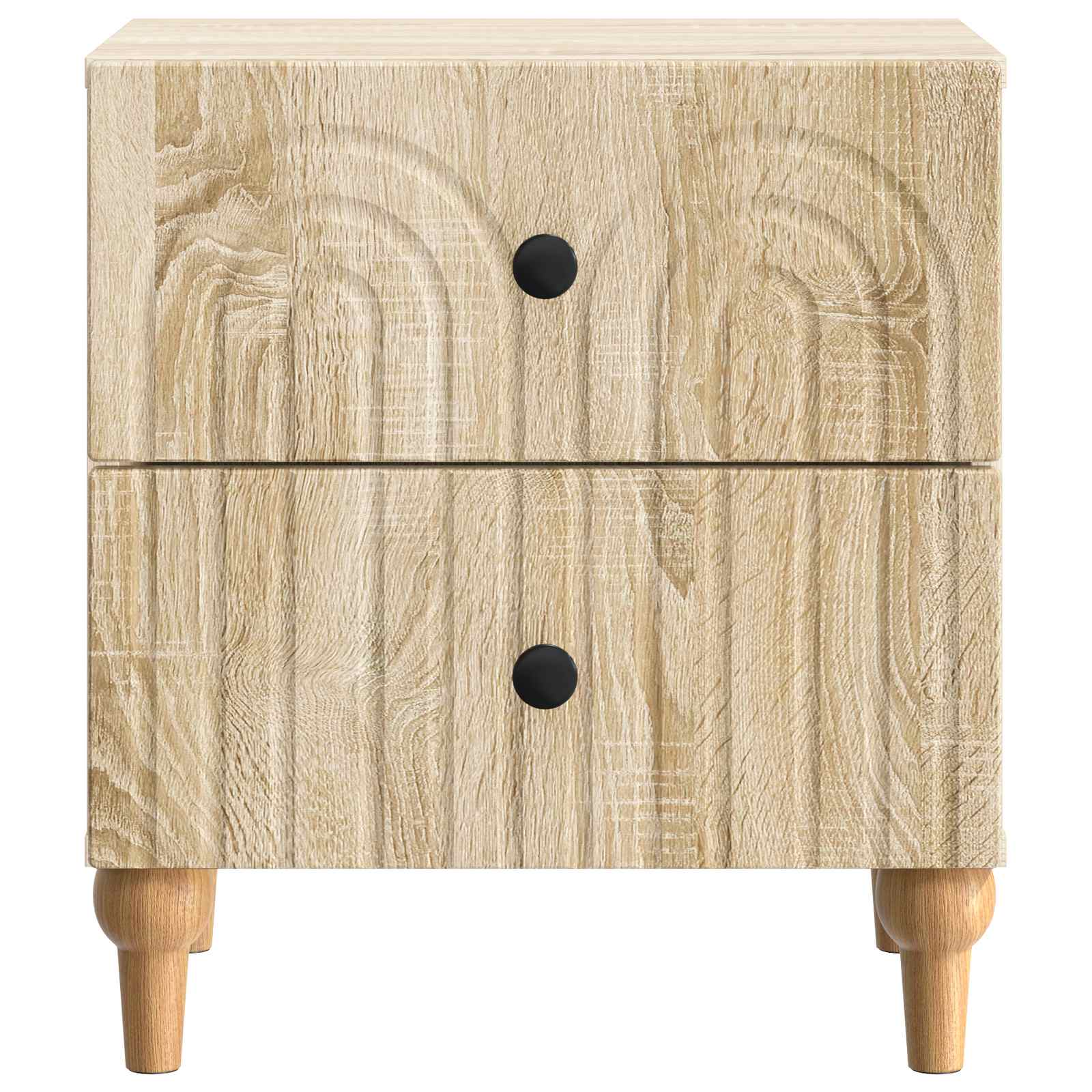 Armario de Noche con cajón 2 pcs Roble Sonoma 43 x 34,5 x 48 cm