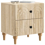 Armario de Noche con cajón 2 pcs Roble Sonoma 43 x 34,5 x 48 cm