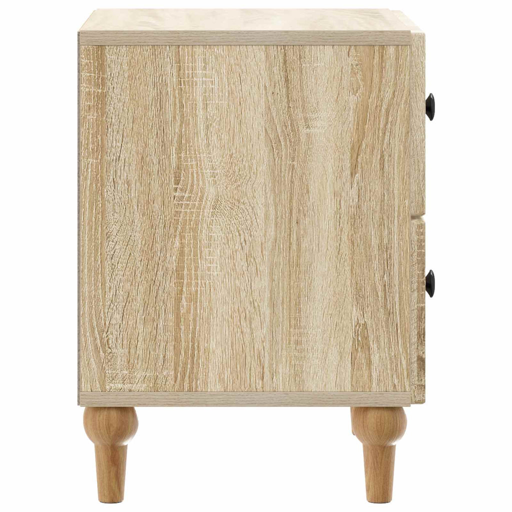 Armario de Noche con cajón 2 pcs Roble Sonoma 43 x 34,5 x 48 cm