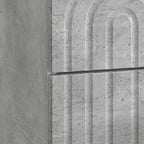 Armario de Noche 2 pcs Gris Hormigón 43 x 34,5 x 48 cm