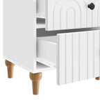Armario de Noche con cajón 2 pcs Brillante 43 x 34,5 x 48 cm
