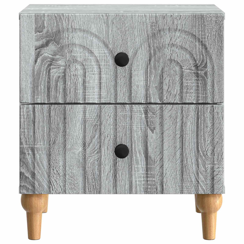 Armario de Noche con cajón Gris Sonoma 43 x 34,5 x 48 cm