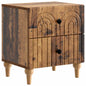Armario de Noche con cajón Madera envejecida 43 x 34,5 x 48 cm