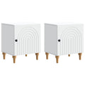 Armario de Noche 2 pcs 43 x 34,5 x 50 cm Madera de Ingeniería